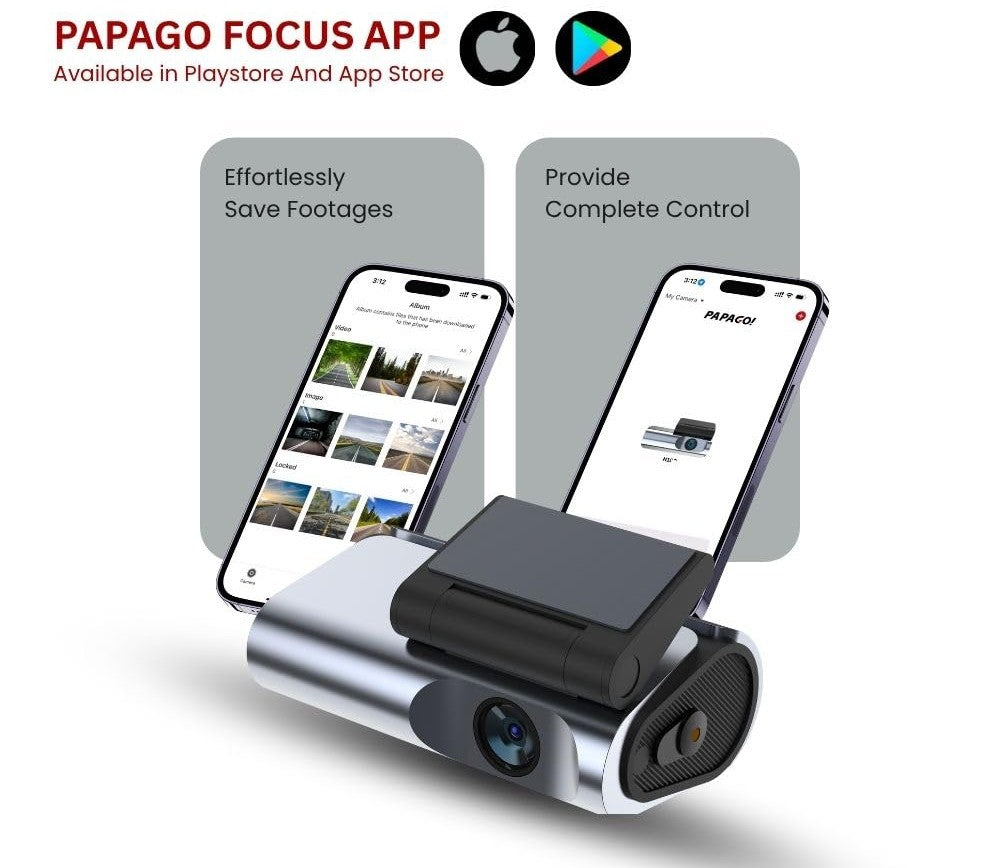 PAPAGO! N1OO Full HD 1080P Dash Camera + 64GB SD Card
