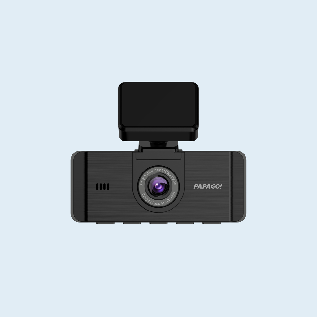 PAPAGO! P9 Dual View Dash Camera + 64GB SD Card